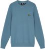 Lyle and Scott Sweater man cotton crew neck jumper kn821v.w825 online kopen