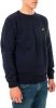 Lyle & Scott Maglione Crewneck lamswol Blend Jumper Kn921Vf.z56 , Blauw, Heren online kopen