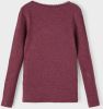 Name it ! Meisjes Shirt Lange Mouw -- Bordeaux Rood Katoen/modal/elasthan online kopen