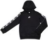 Nike Sportswear Hoodie voor jongens Black/Black/White online kopen