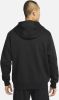 Nike sportswear repeat pullover fleece trui zwart/wit heren online kopen