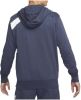 Nike Sportswear Swoosh Deels geborstelde hoodie voor heren Thunder Blue/White Heren online kopen