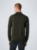 No-Excess No Excess Long Sleeve Polo Solid Donkergroen online kopen