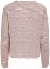 ONLY gebreide trui ONLNINNI roze/groen/paars online kopen