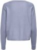 ONLY fijngebreide trui ONLMEDDI grijsblauw online kopen