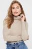Only Venice rollneck pullover knt , Beige, Dames online kopen