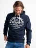 Petrol Benzine hoodie marine saffier , Blauw, Heren online kopen