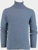 Profuomo Blauwe Coltrui Pullover Heavy Roll Neck online kopen