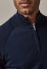 Profuomo Fijngebreide pullover in lyocellblend met halve rits online kopen