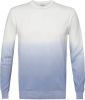 Profuomo Fijngebreide pullover met dip dye dessin online kopen