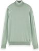 Scotch & Soda Melange turtleneck pullover, contai seafrost melan online kopen