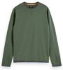 Scotch & Soda Cotton/wool blend lightweight pullover army(171733 0115 ) online kopen