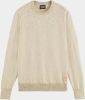 Scotch & Soda Trui melange crewneck pullover sand melange(170014 0610 ) online kopen
