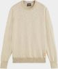 Scotch & Soda Trui melange crewneck pullover sand melange(170014 0610 ) online kopen