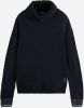 Scotch & Soda Pullover wool blend twisted collar pull 169261/0004 online kopen