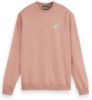 Scotch & Soda Seasonal essentials classic logo badge sweatshirt army(171651 0115 ) online kopen
