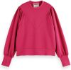 Scotch & Soda Roze Sweater Crew Neck Raglan Sweat With Piping online kopen