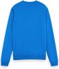 Scotch & Soda Blauwe Sweater Classic Essential Crewneck Sweatshirt online kopen