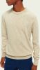 Scotch & Soda Trui melange crewneck pullover sand melange(170014 0610 ) online kopen