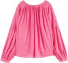 Scotch & Soda Voluminous popover with allover emb pink punch online kopen