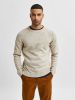 Selected Homme Beige Trui Newcoban Lambs Wool Crew Neck W online kopen