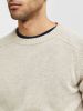 Selected Homme Beige Trui Newcoban Lambs Wool Crew Neck W online kopen