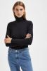 Selected Femme Zwarte Coltrui Lydia Costa Ls Knit Rollneck online kopen