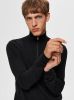 Selected Homme Zwarte Coltrui Berg Half Zip Cardigan B Naw online kopen