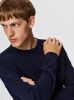 Selected Homme Donkerblauwe Trui Slhberg Crew Neck B online kopen