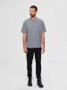 SELECTED HOMME T shirt SLHGILMAN220 grijs melange online kopen