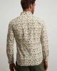 State of Art slim fit overhemd met all over print brique/mosgroen online kopen