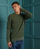 Superdry Academy dyed texture crew washed dark olive green(m6110037a 3rc ) online kopen
