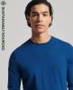 Superdry Pullover ronde hals cotton/cashmere blue marl(m6110293a 6dg ) online kopen