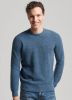 Superdry Fijngebreide pullover met structuur online kopen