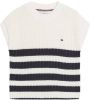 Tommy Hilfiger Grofgebreide spencer met streepprint online kopen