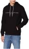 Tommy Hilfiger Herren Kapuzensweatshirt Logo Hoody , Zwart, Heren online kopen