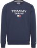 Tommy Hilfiger Sweater van katoen met logoprint online kopen