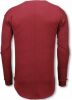 Sweater Tony Backer Longfit Sweater Damaged Look Shirt - online kopen