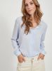 Vila Vilucy Shirt Simple feminine blouse , Blauw, Dames online kopen