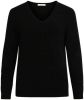 Vila Viril L/S V Neck Knit TOP , Zwart, Dames online kopen