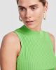 Y.A.S Tanki sl knit top summer green online kopen