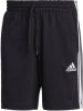 Adidas Trainingsshorts Aeroready Essentials 3 Stripes Zwart/Wit online kopen