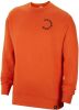 Nike Nederland Club Fleece Sweatshirt met ronde hals voor heren Oranje online kopen