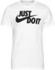 Nike sportswear just do it swoosh shirt wit heren online kopen