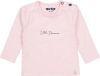 Dirkje baby longsleeve met biologisch katoen lichtroze/donkerblauw online kopen