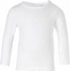 Dirkje ! Unisex Shirt Lange Mouw - Wit Katoen/elasthan online kopen