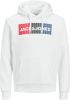 JACK & JONES ESSENTIALS hoodie JJECORP met logo wit online kopen