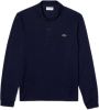 Lacoste Marl Petit Piqué Classic Fit Long Sleeve Polo , Groen, Heren online kopen