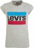 Levis Girls' Sportswear Logo T Shirt Junior White/Red/Navy Kind online kopen