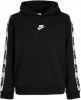 Nike Sportswear Hoodie voor jongens Black/Black/White online kopen